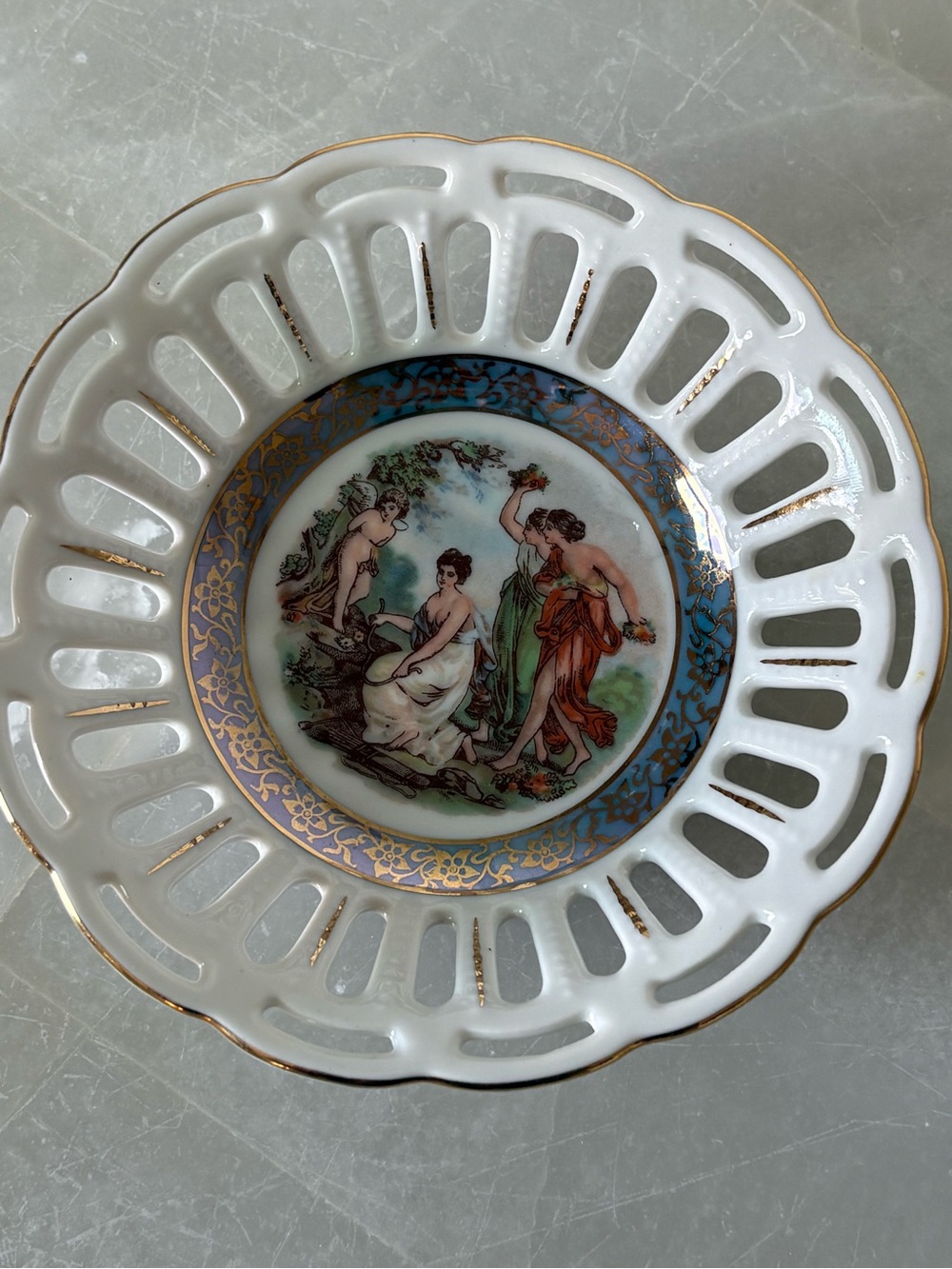 Dresden China Dish